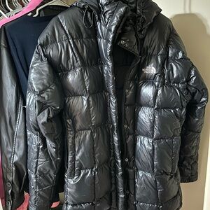 The North Face Shiny Black Down Jacket